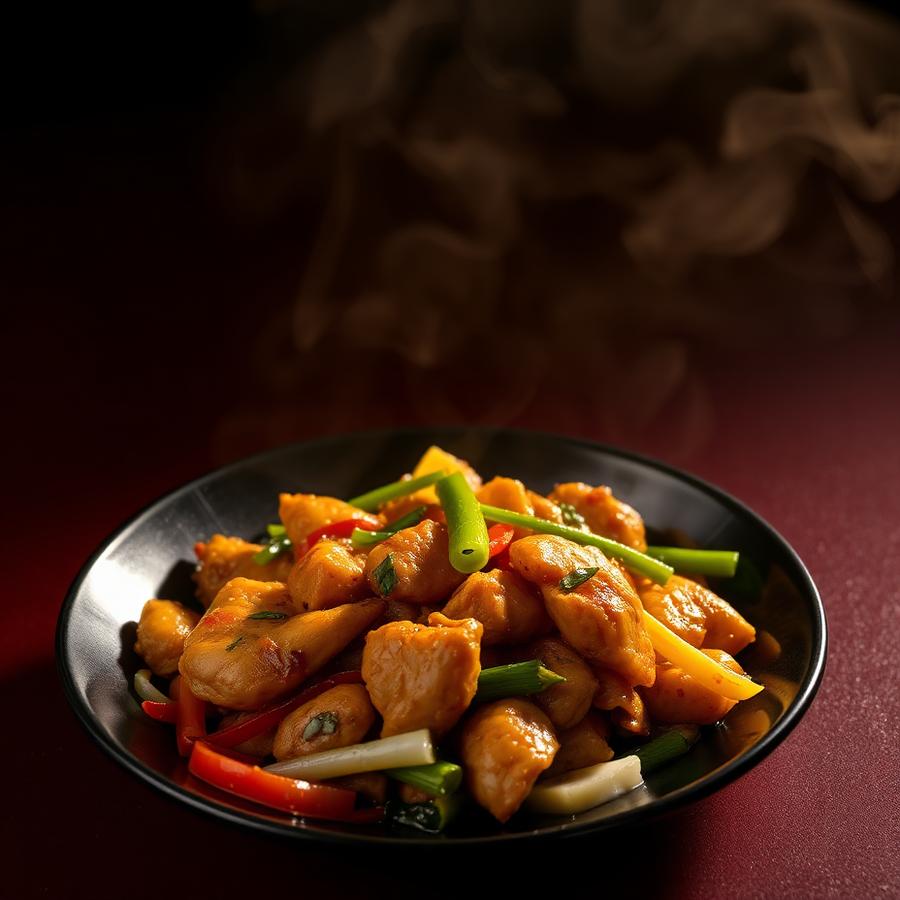 Kurczak z warzywami — Bambu Orient Bar Orientalny
