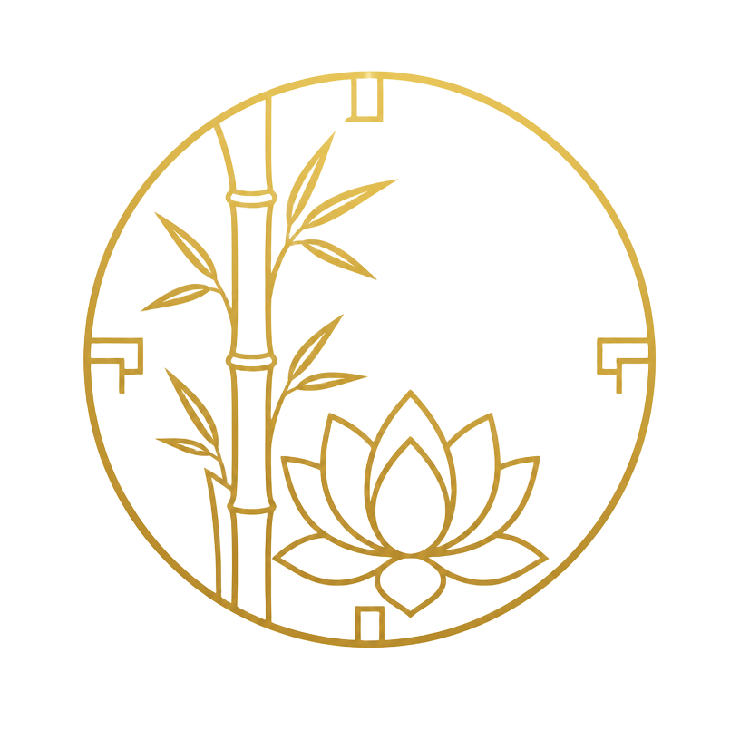Logo Bambu Orient — złoty emblemat